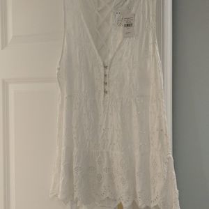 NwT American Eagle white blouse tank